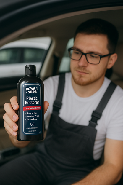 Royal Shine Car Drying Towel | Extra-Large, Ultra Soft & Super Absorbent Double Sided Towel for Drying Cars, Trucks & SUVs - 35" x 24", 1300 GSM | Won’t Leave Streaks, Spots or Scratches